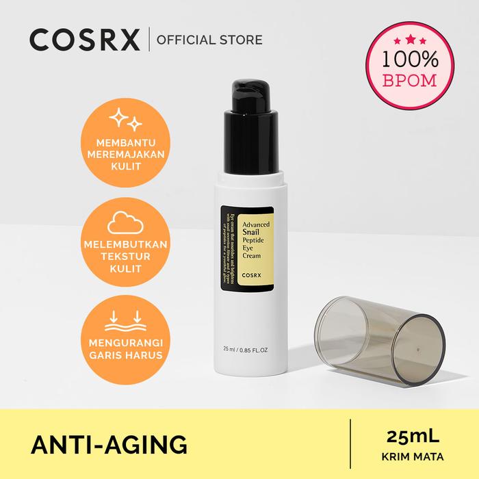 Gambar Cosrx Advanced Snail Peptide Eye Cream 25ml Kering Mencerahkan dari COSRX ID undefined Tokopedia