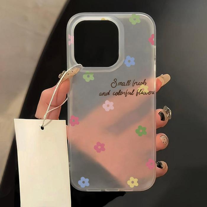 Gambar Matte Clear Phone Case for IPhone 11 13 15 12 14 Pro Max Casing IPhone 14Plus 15Plus Aesthetic Shock-resistant and Durable Frosted Painted Pattern - AQ77, iPhone 11  dari CASEFiT 3C Store undefined Tokopedia