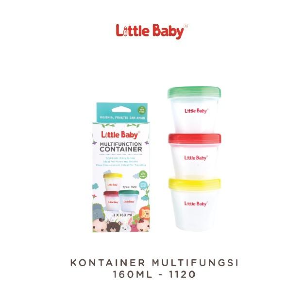 Gambar Little Baby - Kontainer Multifungsi Multifunction Container 160ml 1120 - Kontainer isi 3 ukuran 160ml dari Little Baby Indonesia undefined Tokopedia