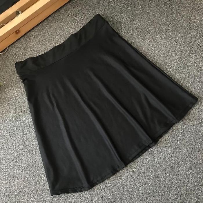 Gambar PROMO ROK MINI OLAH RAGA MINI SKIRT KOREA ROK SENAM ROK PENDEK - BLACK, STANDAR dari Juwono Shop undefined Tokopedia