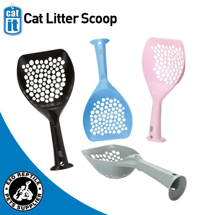 Gambar Catit Litter Scoop - Serokan Kotoran Kucing - Merah Muda - Hitam dari ginawanberkah undefined Tokopedia