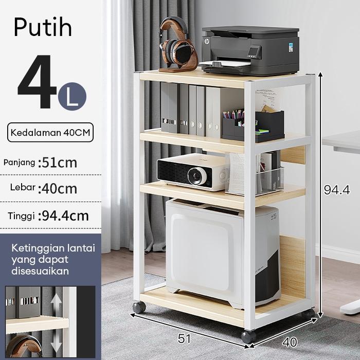 Jual Rak Printer Rak Susun Serbaguna Rak Dapur Dengan Roda Rak ...
