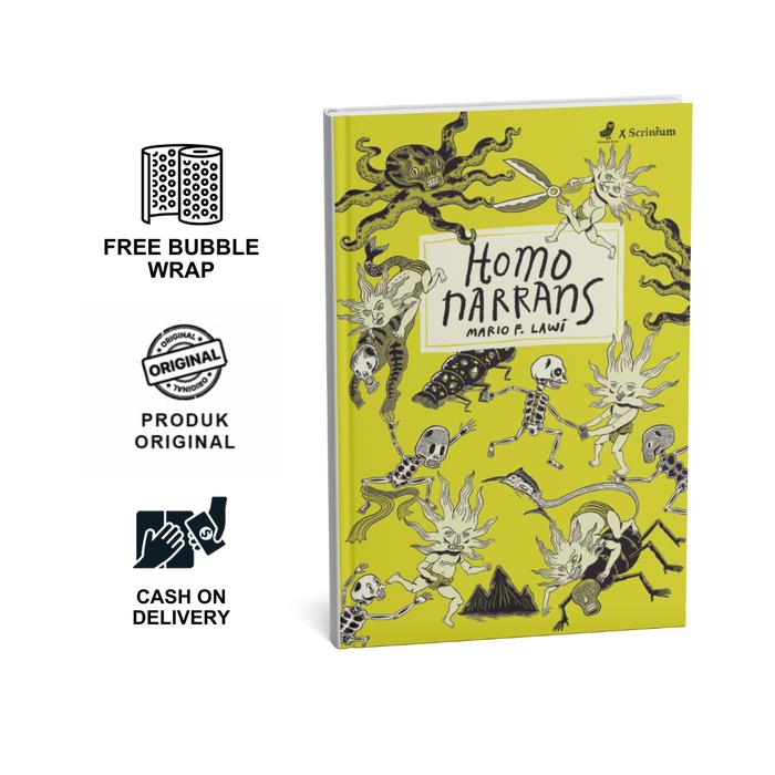 Gambar Homo Narrans - Mario F. Lawi penerbit Pickpockie Books X Scrinium dari Terrabookstore undefined Tokopedia
