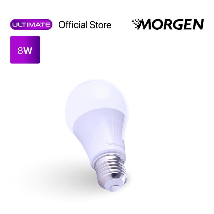 Gambar Morgen Lampu LED Bulb Ultimate 8 Watt – Cahaya Terang Stabil, Hemat Listrik & Awet - NATURAL/4000K dari Morgen Official Store undefined Tokopedia