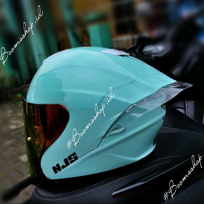 Gambar helm njs Kairos solid easy green dari boomshophelm01 undefined Tokopedia