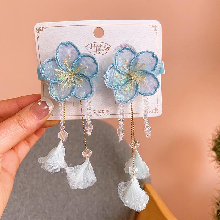 Gambar Caliloops Set Aksesoris Jepit Rambut Anak Perempuan Kupu Butterfly Urg - Bunga Biru dari Caliloops undefined Tokopedia
