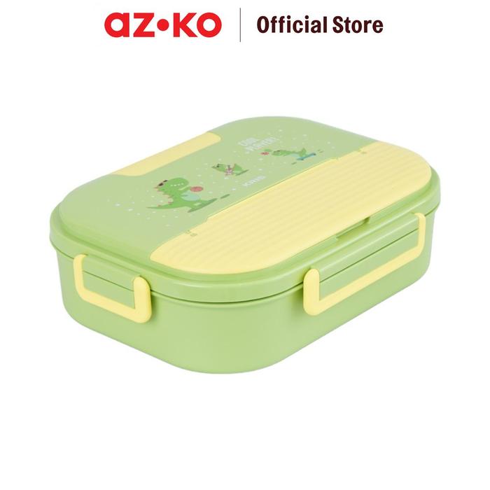 Gambar AZKO Kris Kotak Makan Sekat Dengan Soup Pot & Tas Lunch Box Food Box Kotak Bekal Makan Dengan Insulated Bag Wadah Makanan - Dino - Dino dari AZKO ID undefined Tokopedia