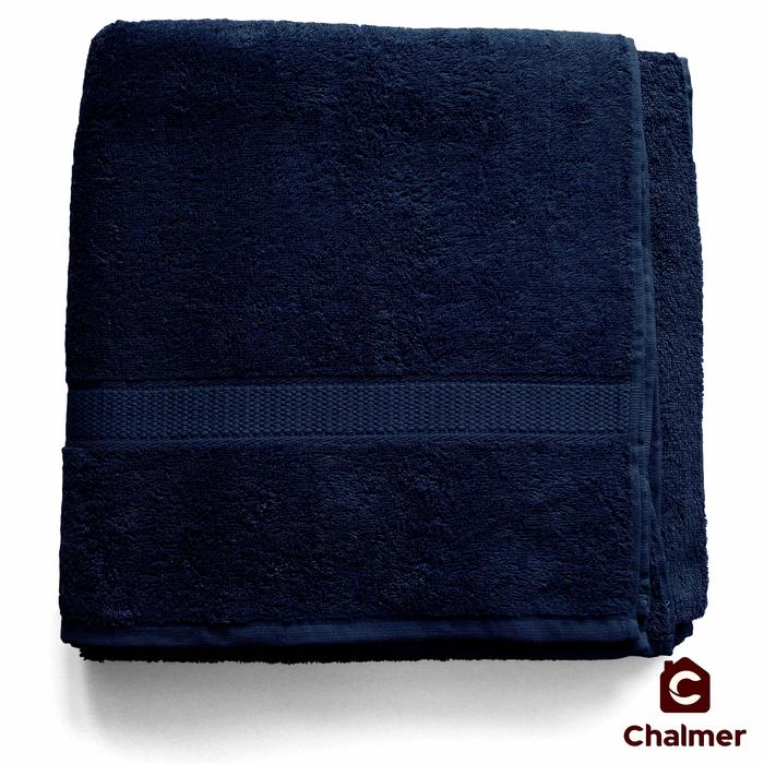 Gambar Chalmer Handuk Mandi Dewasa Jumbo Bahan Kain Terry 80x160 cm Ukuran Besar Nyerap Air Maksimal Untuk Pantai Kolam - Biru Navy dari Chalmer.id undefined Tokopedia