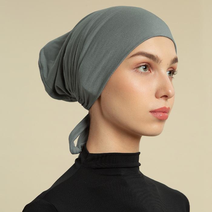 Gambar Lozy Hijab - Inner Basic Tali (Inner Ciput Rayon Basic Tali) Dalaman  Instan Wanita - Dark Grey dari Lozy Hijab undefined Tokopedia