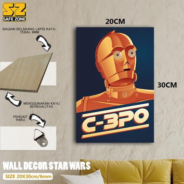 Gambar Safe Zone Wall Decor Pajangan Dinding Gambar Star Wars Edition Hiasan Kamar Vintage Size 20x30cm 6mm Tebal Anti Air Mudah Dibersihkan - sz1 dari safe id undefined Tokopedia