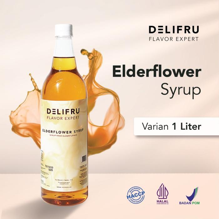 Gambar Syrup Elderflower Delifru 1 Liter - Sirup Bunga Elder Premium dari Delifru Utama Indonesia undefined Tokopedia