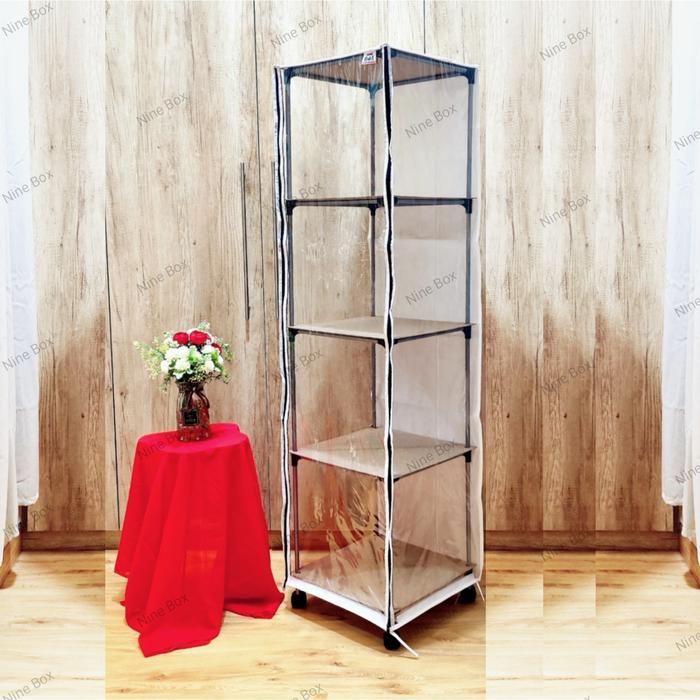 Gambar Nine Box Rak Lemari Helm 4 Ruang Anti Debu Air Serangga / Rak Helm cover / Rak susun / Rak lego / Rak Display 4 Ruang / rak mainan 4 ruang - LP04 PUTIH dari NINE BOX STORE undefined Tokopedia