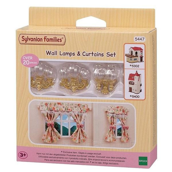 Gambar Mainan Koleksi Sylvanian Families Wall Lamps & Curtains Set dari Sylvanian Families Indonesia undefined Tokopedia
