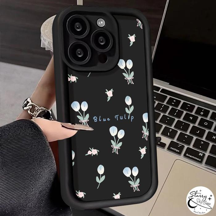 Gambar Seni Kartun Bunga Tulip Biru Bunga Mawar Merah Muda Yang Indah Kotak Cinta Hati Untuk Samsung A04s A30s A03s A05S A24 A13 A05 A02s A34 S24 A33 A15 A14 A50 A20s A20 A25 A10s A04E A04 A21s A11 A32 A54 A31 A12 A23 A03 A52 A53 A50s A22 A30 A10 A51 - Case 2504, Samsung A03s=A02s dari Starryskycase undefined Tokopedia