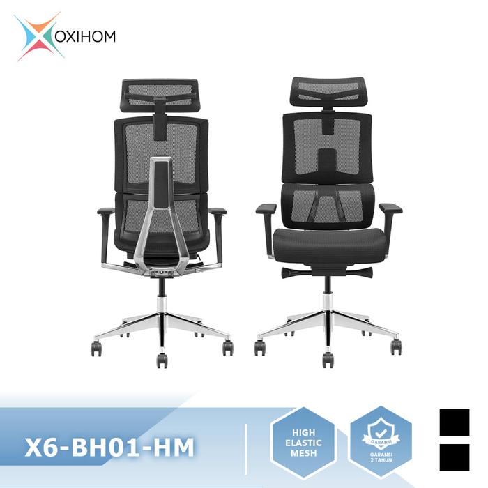 Gambar Oxihom FX6 Kursi Kantor Gaming Kursi Belajar Jaring Hidrolik Ergonomis Sandaran Aluminium Sandaran Aluminium Furniture - Hitam - Hitam dari Oxihom undefined Tokopedia