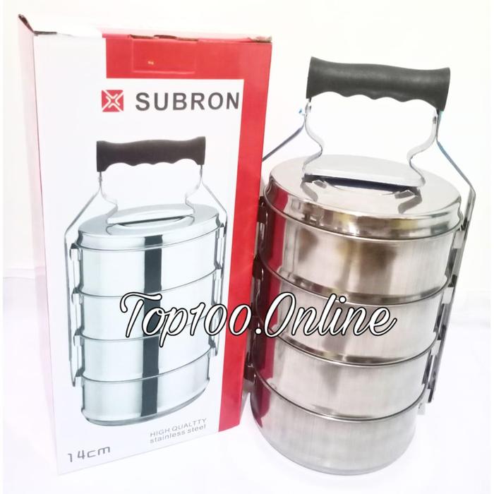 Gambar RANTANG 4 TINGKAT - RANTANG STAINLESS STEEL BAGUS HIGH QUALITY - 14CM dari BMW Kitchenware Kab. Tangerang Tokopedia