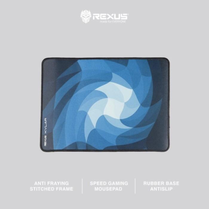 Gambar Rexus MousePad Gaming Kvlar T6 Speed Edition Mouse Rubber Pad - HITAM dari Reformasi Computer Kota Administrasi Jakarta Barat Tokopedia