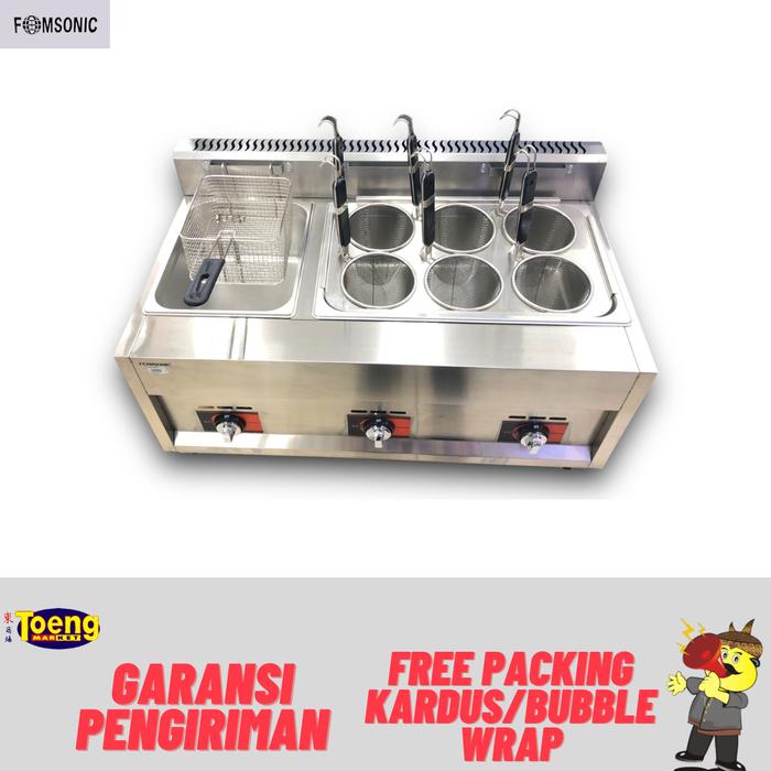 Gambar KOMPOR USAHA / KOMPOR MIE RAMEN / GAS FRYER+NOODLE CKR 6S GZM-316 FSN - GZM-316 FSN dari TOENG MARKET TIDAR undefined Tokopedia