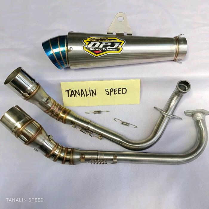 Gambar knalpot DPJ ngker vario beat scoopy lexi adv aerox nmax fino mio x-ride genio sarangan 1/4 seperempat Motor Motorcycle Silincer - ujung biru, mio sporty/smile dari Tanalin Speed undefined Tokopedia