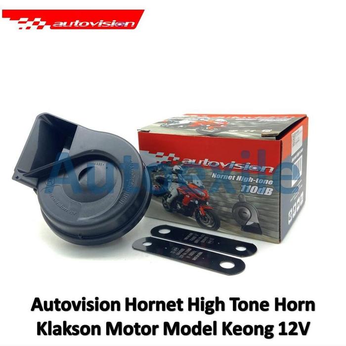 Gambar Autovision Hornet High Tone Horn Snail Klakson Keong Nada Tinggi untuk Motor 12V Original - Hitam dari Autoexile undefined Tokopedia