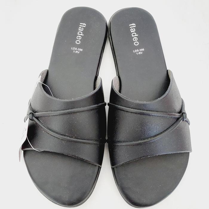 Gambar FLADEO Ori Mall FLD53 Sendal Teplek wanita Cantik - BLACK, 36 dari MIHO.STORE undefined Tokopedia