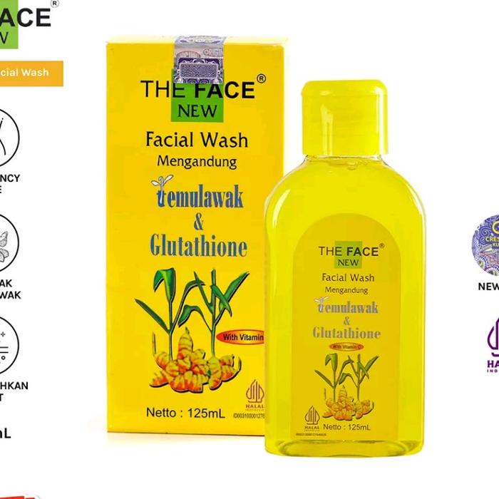 Gambar The Face Temulawak Facial Wash 125ml Muka Vitamin dari greseldabeautystore undefined Tokopedia