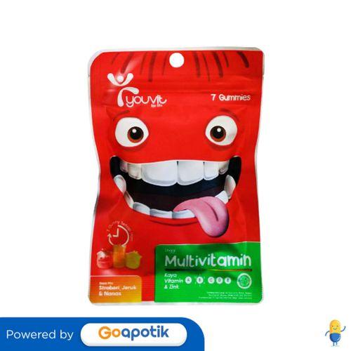 Gambar YOUVIT MULTIVITAMIN FOR KIDS SACHET 7 GUMMIES dari Apotek Kosambi By GoApotik undefined Tokopedia