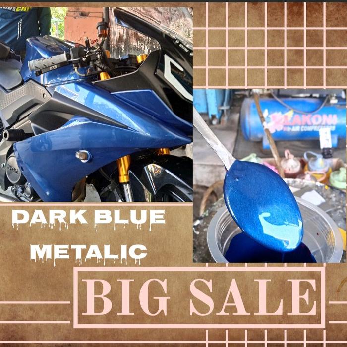 Gambar Cat motor Drak blue metalic Car anodize grey dari Toko cat09 undefined Tokopedia
