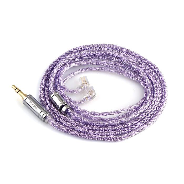 Gambar TRIPOWIN ZONIE 16 Core Silver-plated Copper Upgrade Cable Kabel IEM - Lavender, MMCX 4.4mm dari Yankee Indonesia undefined Tokopedia