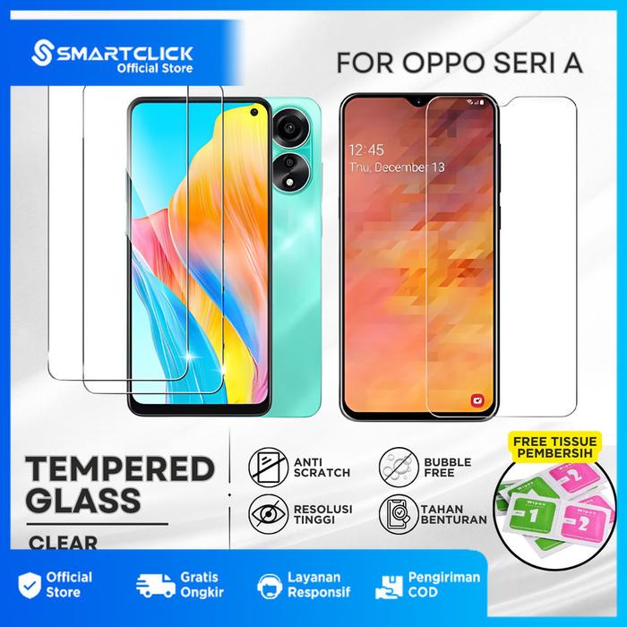 Gambar Tempered Glass Bening Anti Gores Compatible For OPPO A Series | Pelindung Layar Full Screen Premium Quality - OPPO A11K dari SmartClick.id undefined Tokopedia