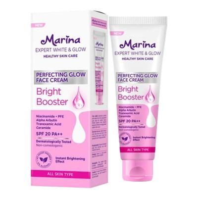 Gambar Marina Expert White & Glow Perfecting Glow Face Cream SPF20 PA+++ 20ml dari Toserba Yassir undefined Tokopedia