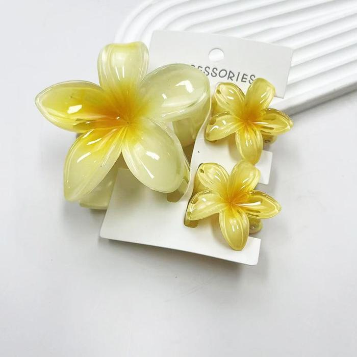 Gambar GS JR586 Jepit Rambut Kamboja Bali 1 Set isi 3 Plumeria Bunga Kamboja Warna Soft - Kuning Muda dari glamonshop.official undefined Tokopedia