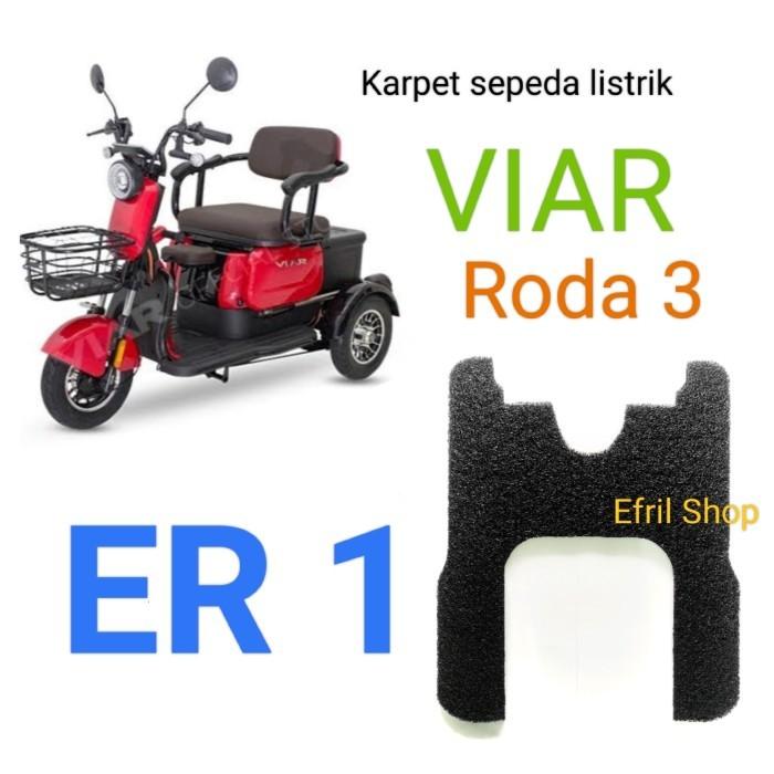 Gambar Karpet sepeda motor listrik roda tiga Viar RE1 roda 3 RE 1 - Abu-abu dari Toko Efril Shop undefined Tokopedia