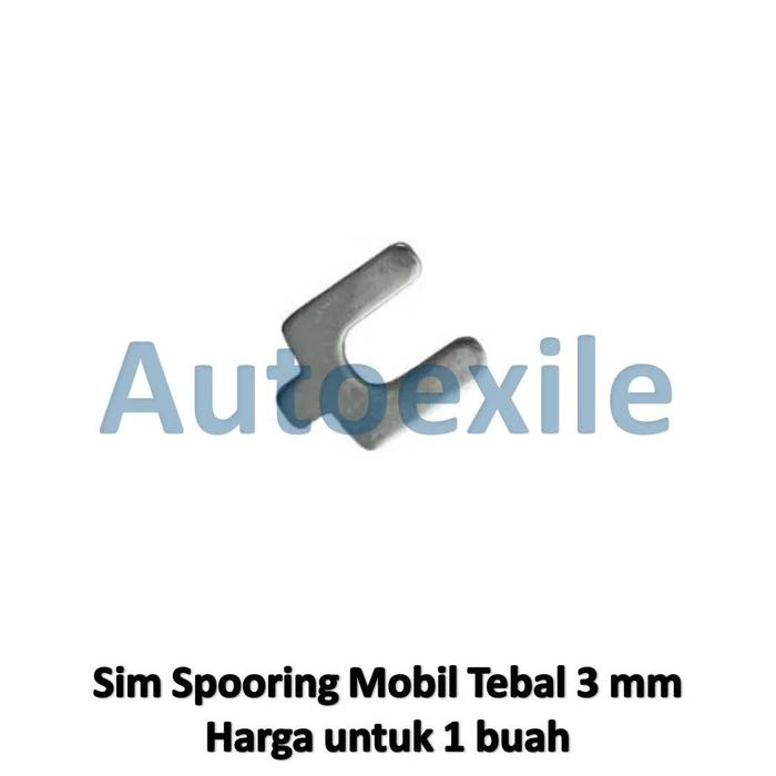 Gambar Sim Spooring Mobil Tebal 1 mm 2 mm 3 mm Shim 1mm 2mm 3mm Plat Besi Y Buat Setel Camber Mobil - Tebal: 3 mm dari Autoexile undefined Tokopedia