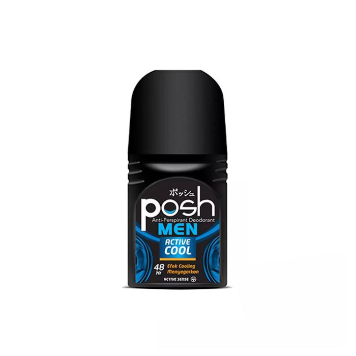 Gambar Posh Men Roll On Deodorant 50 Ml - Posh Men Roll On Deodorant Active Cool 50ml dari Yogya Online undefined Tokopedia