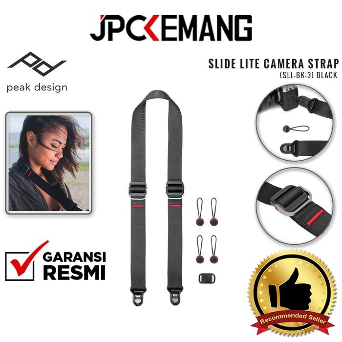 Gambar Peak Design Slide Lite Camera Strap Garansi Resmi - Black SLL-BK-3 dari JPC Kemang undefined Tokopedia