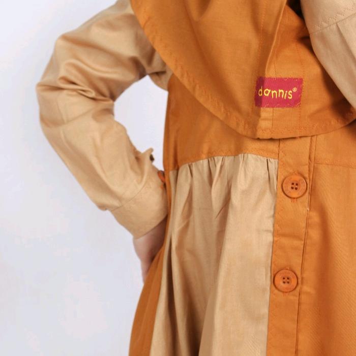 Gambar Abaya Anak Dannis JKPL 1105 Terbaru Gamis Kids Setelan anak perempuan katun bordir busana muslim fashion muslimah dress panjang cewek baju lebaran pakaian nyaman - Gold, 3 dari Dannis Online Surabaya undefined Tokopedia
