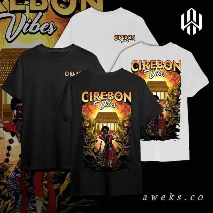Gambar kaos cirebon vibes rantau bisa custom ganti daerah - Int:XXL, Hitam dari sablonkaos199465 undefined Tokopedia