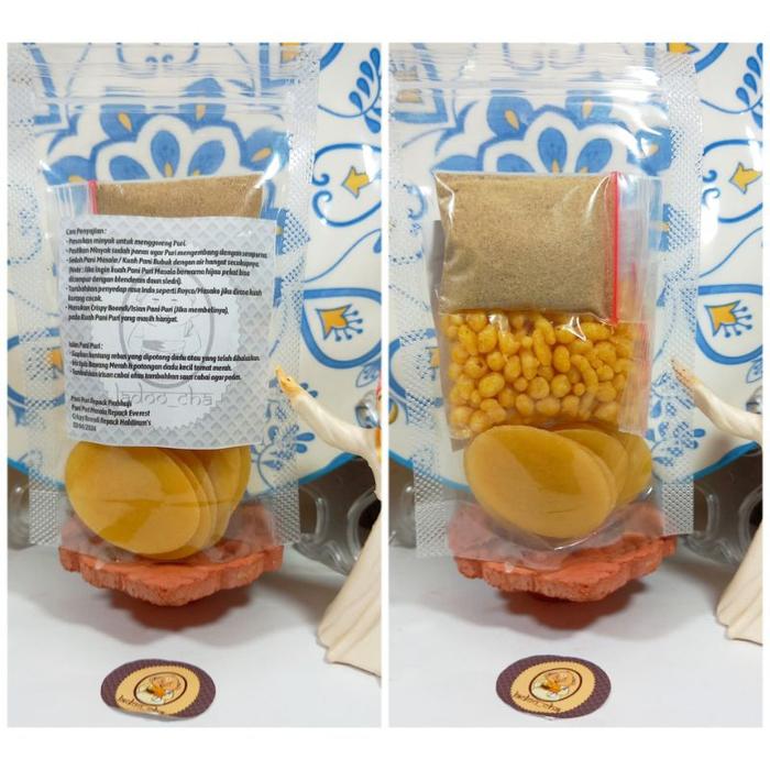 Gambar PAKET MINI Pani Puri India | 10 Puri, Pani Puri Masala, Boondi & Aloo Bhujia | Makanan India | Gol Gappa - Komplit BoondiBhujia dari Shop rumsa12 undefined Tokopedia