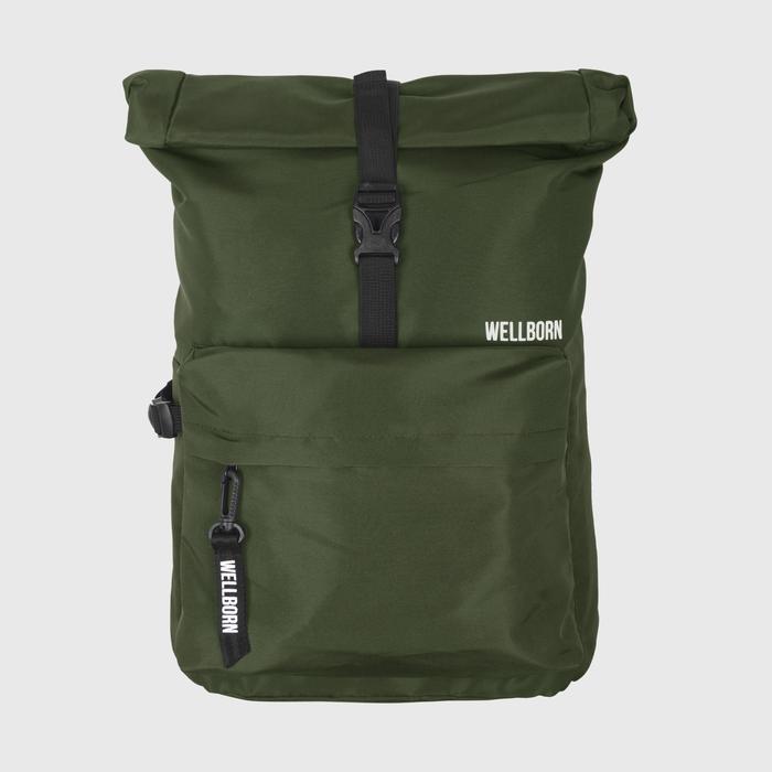 Gambar Wellborn Roll Top Daily Bag Army dari Wellborn undefined Tokopedia