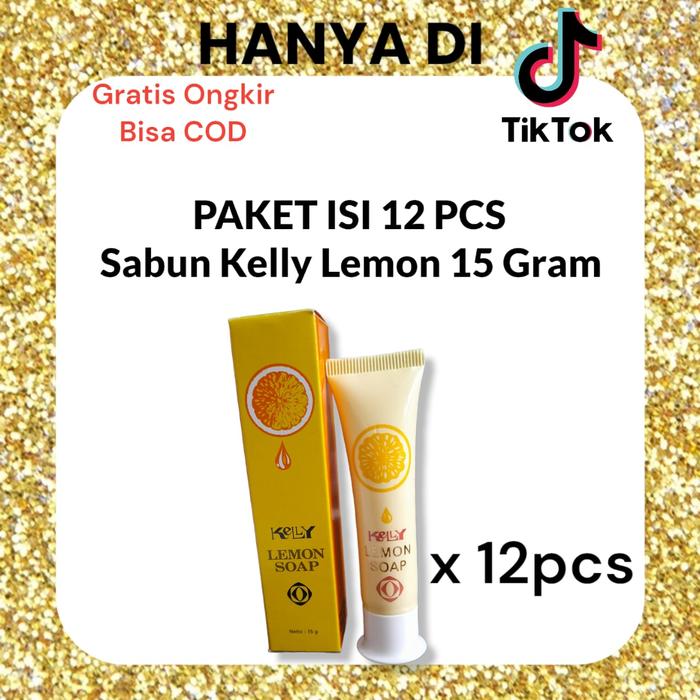Gambar PAKET 6 PCS / 12 PCS SABUN KELLY LEMON SOAP 15 GR / 25 GR / 75 GR - PAKET 12 PCS KELLY LEMON 15 GR dari Pesona Cosmetic Smg_NEW undefined 2 Tokopedia