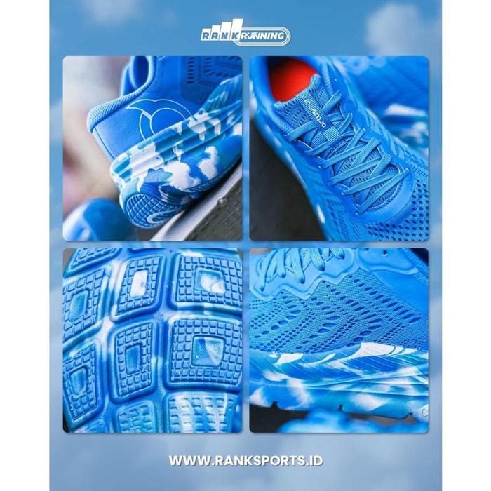 Gambar SEPATU RUNNING ORTUSEIGHT HYPERBLAST ENCORE - CYAN/CAMO - 37 dari RANK SPORTS undefined Tokopedia