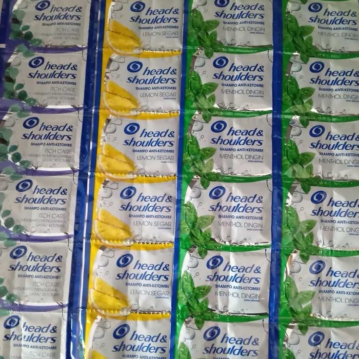 Gambar 36 sachet Shampoo Head and shoulder renceng anti ketombe Kontrol Minyak Conditioner Haircare dari Storre99 undefined Tokopedia