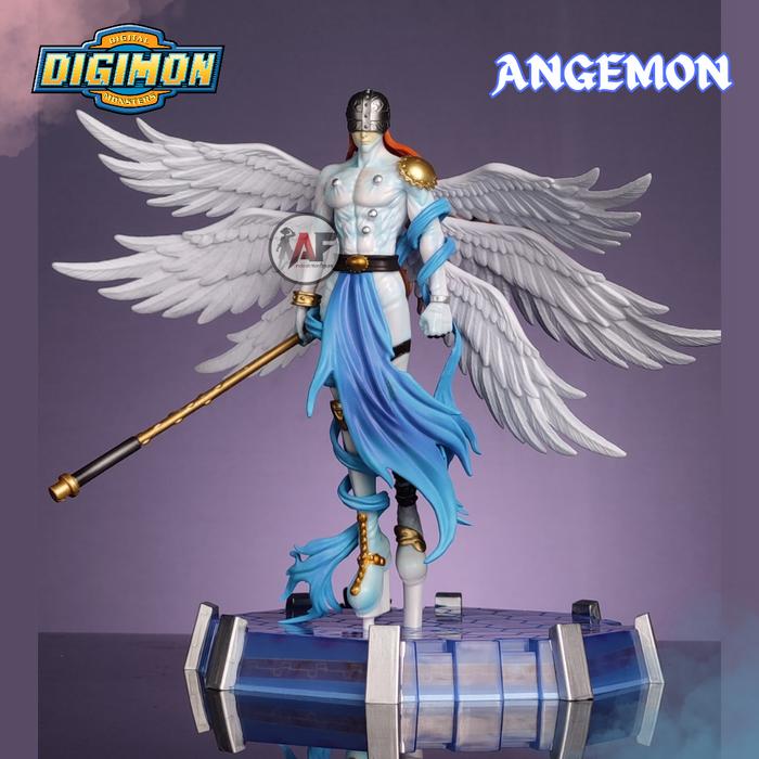 Digmon Angemon Jual Statue Action Figure Digimon Angemon & Angewomon Moon Studio ...