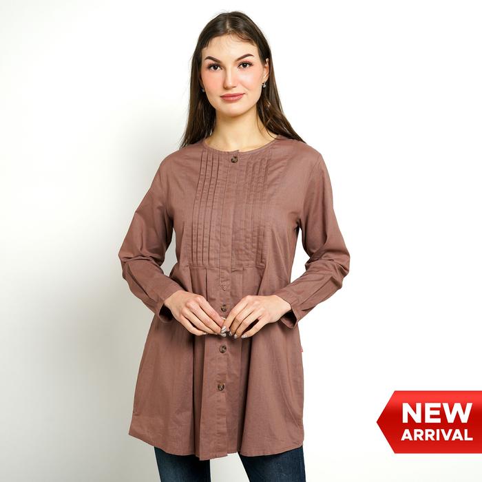 Gambar Cressida Ladies Blouse Tunik Wanita Coklat - Lldal.hb734c dari Cressida undefined Tokopedia