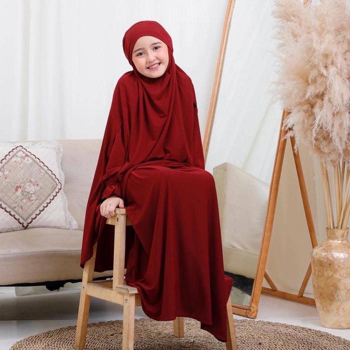 Gambar Fatimah Set gamis Anak Perempuan full set french khimar / kids S,M,L,XL XXL, XXXL anak perempuan 1 sampai 11 tahun Muslim Nyaman Maroon  Panjang  Pink  Lembut  Cantik  Syari  Dress  Baju  Muslim Nyaman - MAROON, S dari RUMAH ATASAN BDG21 undefined Tokopedia