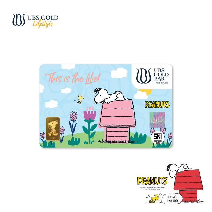 Gambar UBS Gold Logam Mulia Peanuts Snoopy Life 1 Gr - 1gr dari UBS Lifestyle undefined Tokopedia
