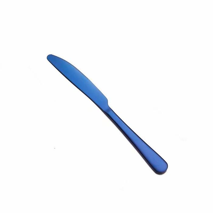 Gambar pisau steak stainless / steak knife / pisau makan / steak knives - Blue dari samiya jaya undefined Tokopedia
