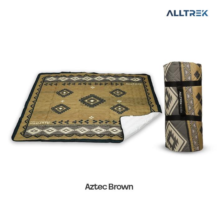 Gambar ALLTREK Matras Tikar NEIRA NAVAJO & ETHNIC Moisture Proof Mat Outdoor - Aztec Brown dari ALLTREK OUTDOOR GEAR undefined Tokopedia