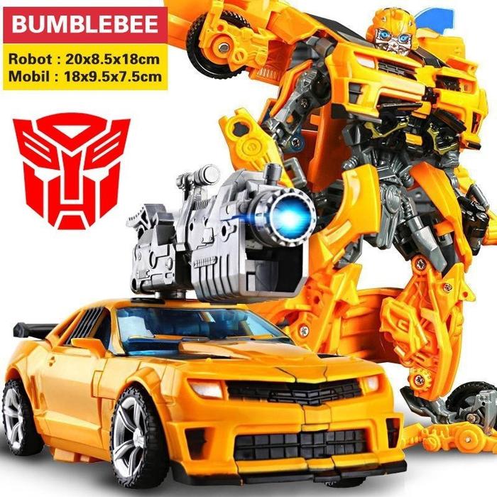 Gambar 【GStar】( BISA COD ) 2in1/3in1 Optimus Primer Bumblebee Figure Transformable Robot / Mainan Anak Laki Laki Robot Transforming Bisa Berubah Menjadi Mobil Mobilan SNI/Mobil Deformasi Robot Kuat Keren Murah / Robot Mainan Anak - Bumblebee dari Gstar Toys Online Mall undefined Tokopedia